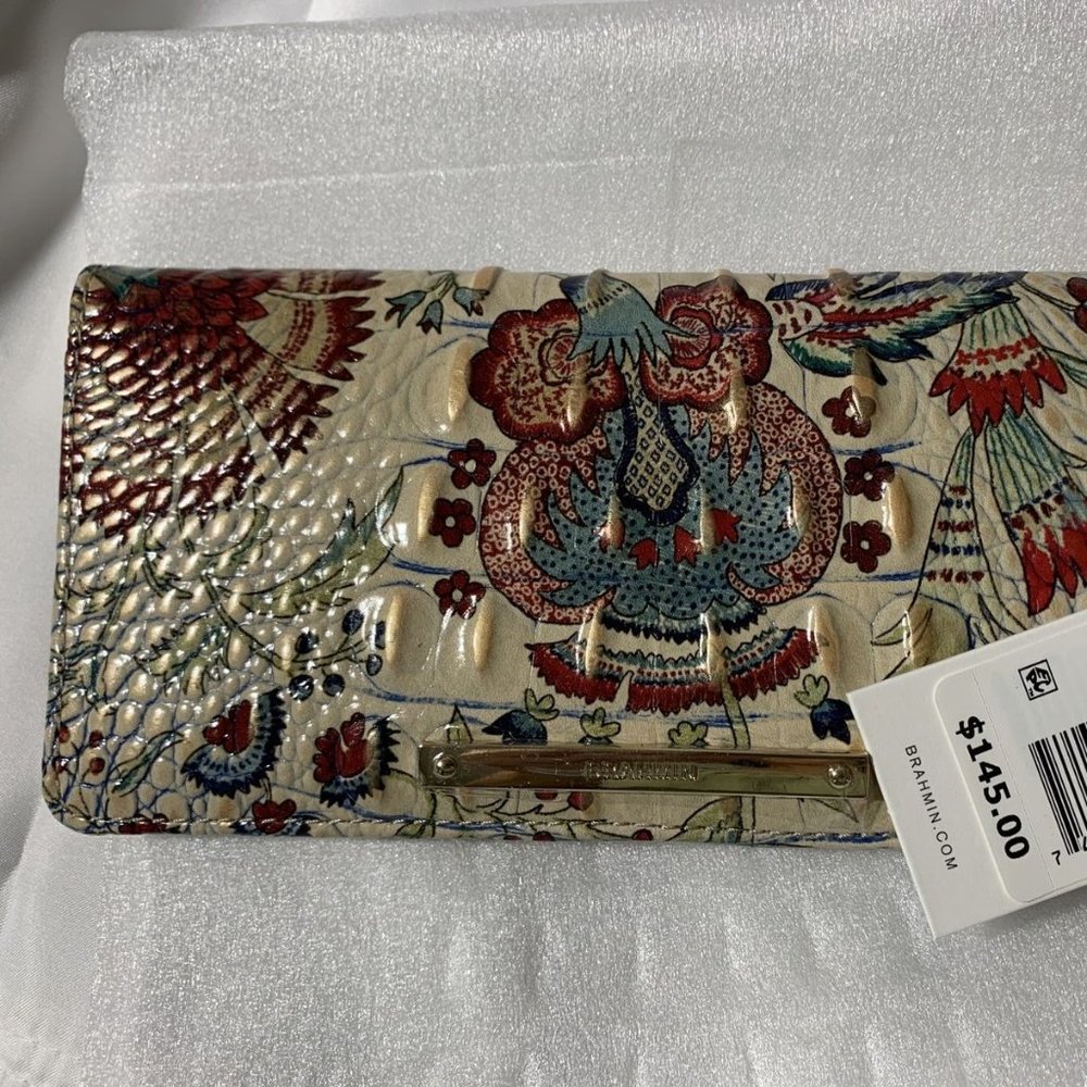 Brahmin Brocade Ady Wallet NWT price firm STOCK PHOTOS only